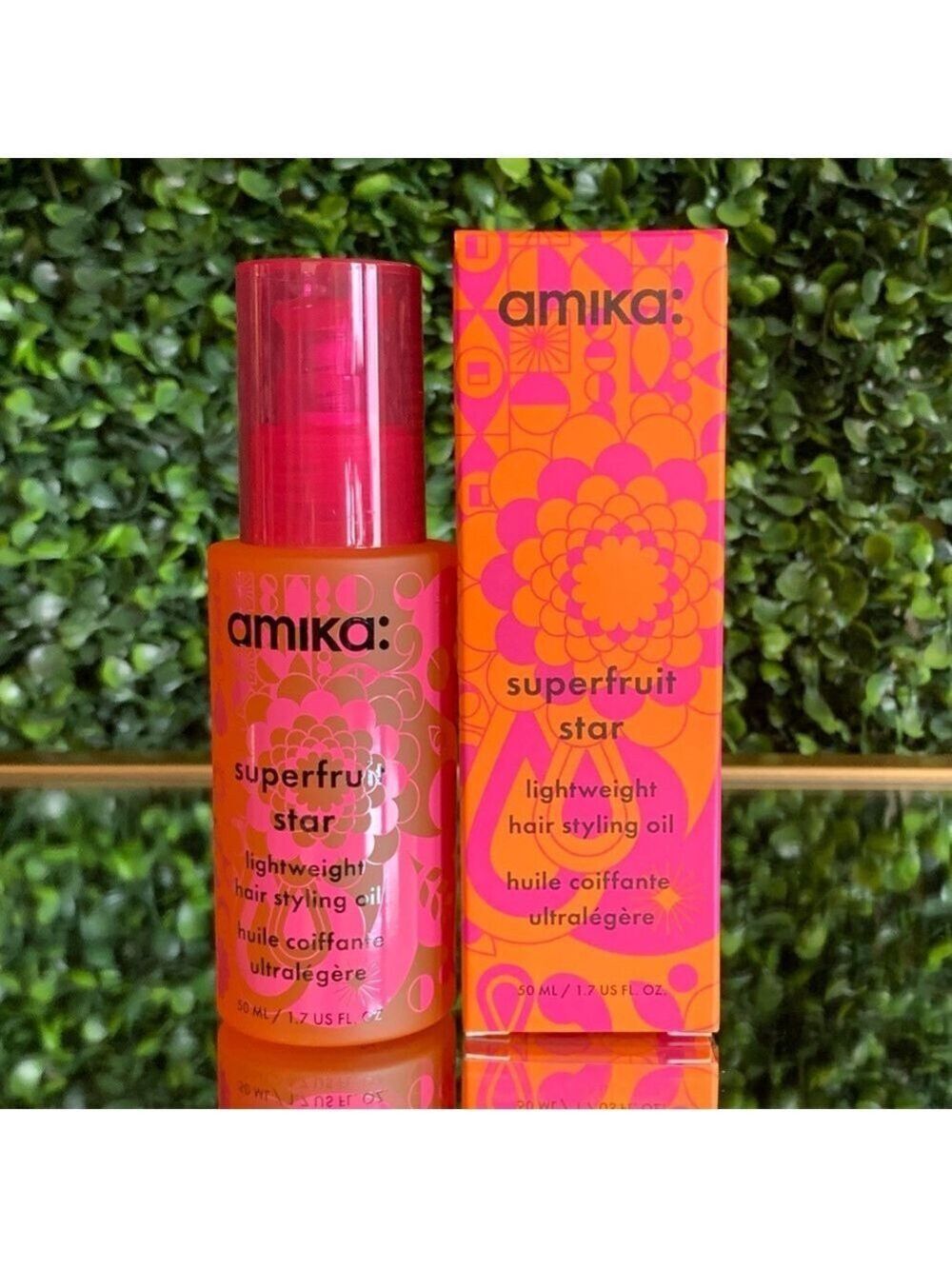 amika Superfruit Star Lightweight Hair Styling Oil | NEW | Full Size